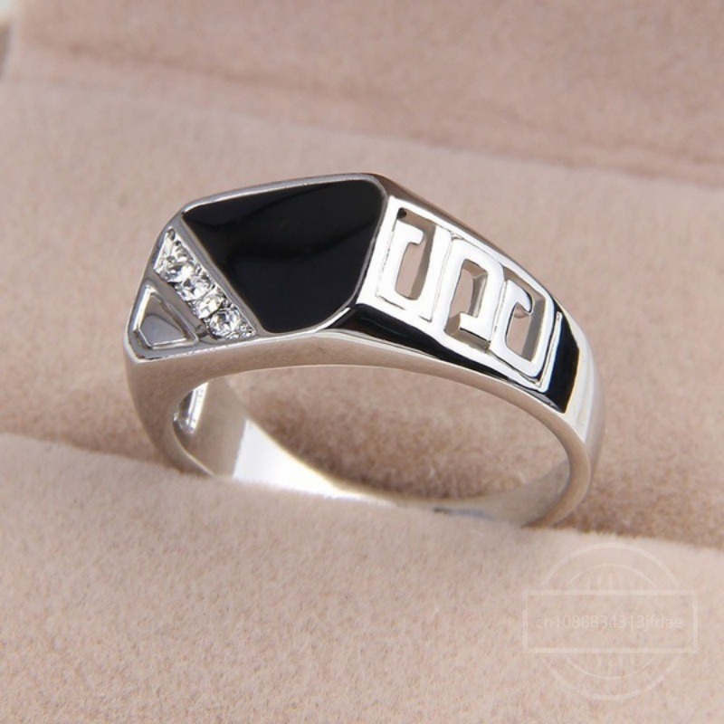 New Metal Glossy Rings for Men - Men'S Accessories Jewelry Sale recension och pris