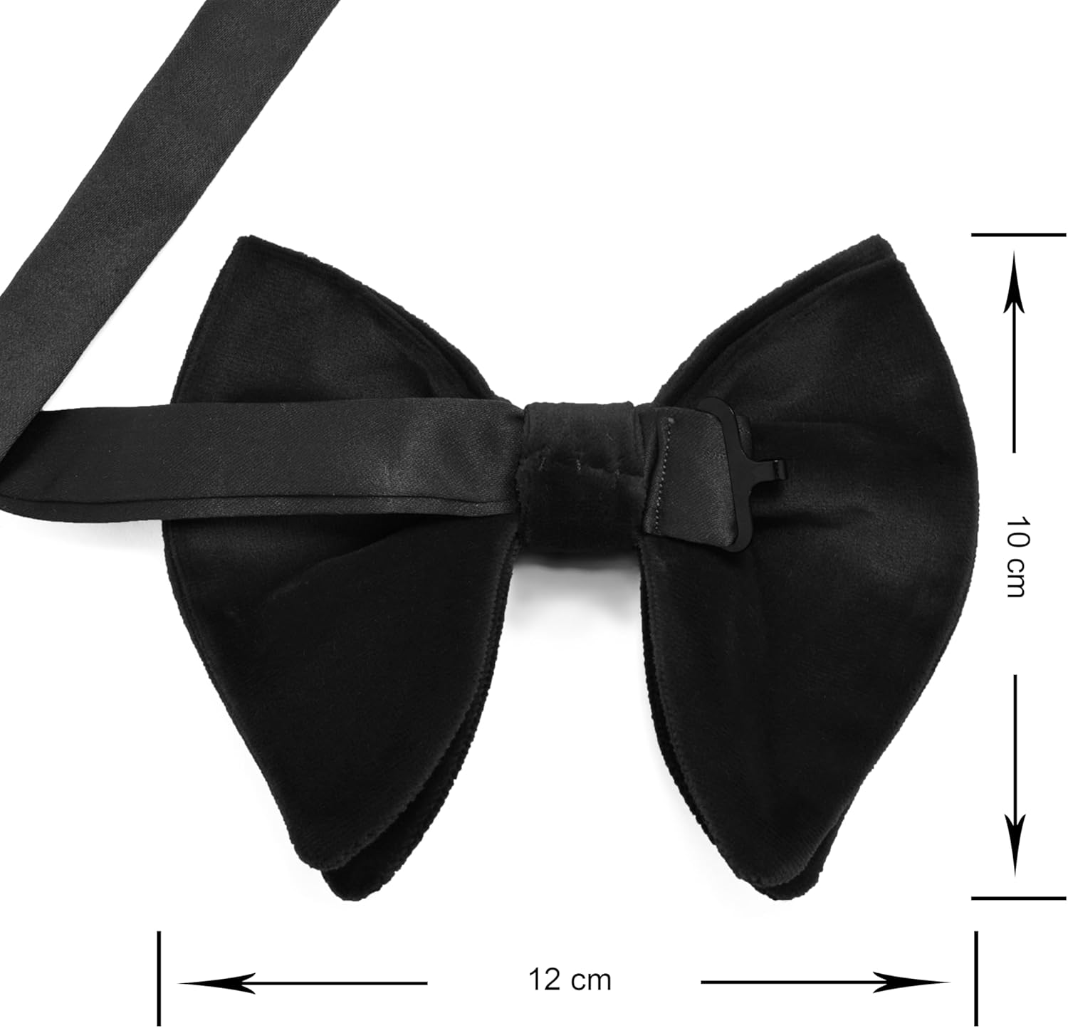 Solid Velvet Pre-tied Bow Tie  - Cufflink Box Set recension och pris