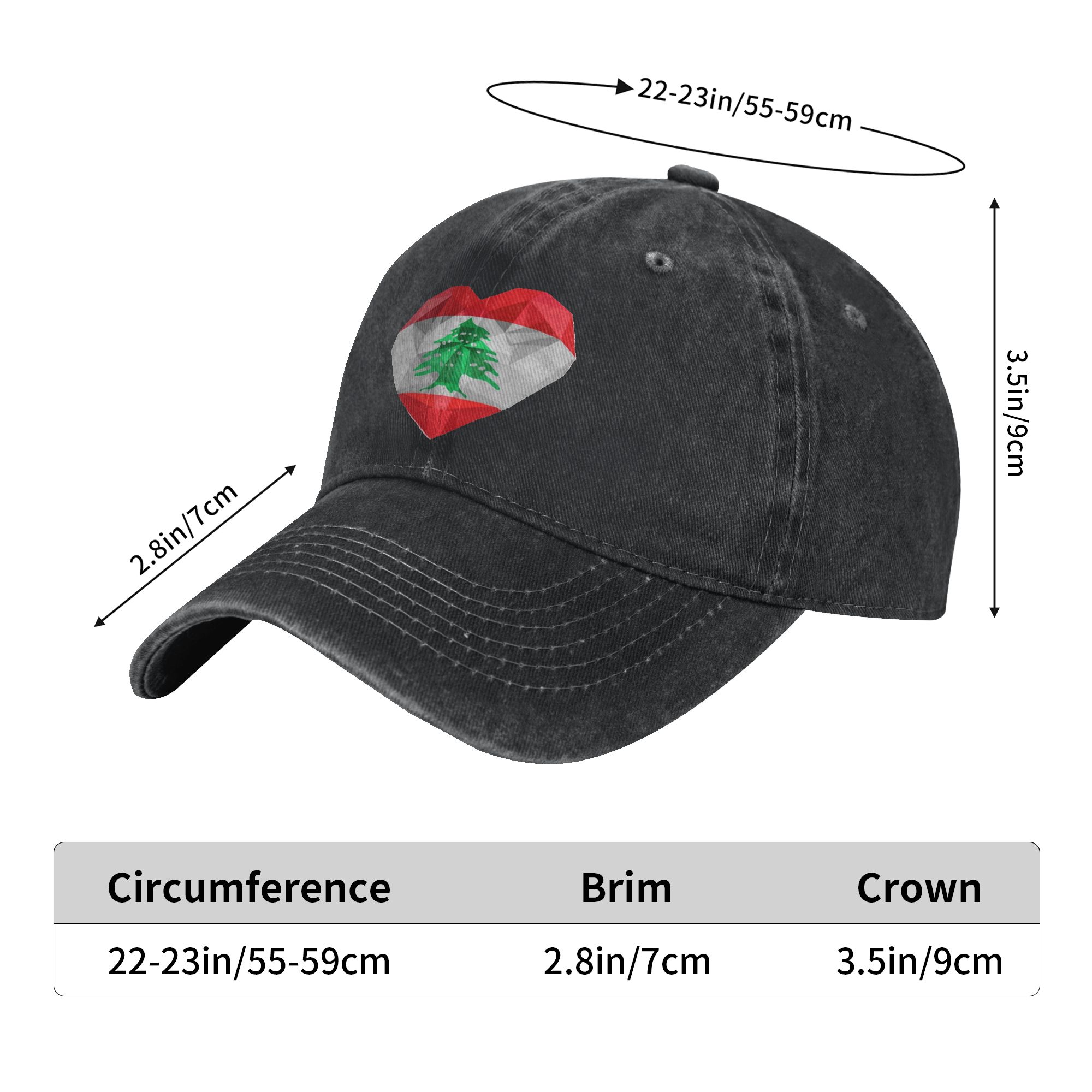 Lebanon Flag Heart Accessories - Men Accessories Lebanon recension och pris